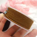 Cordino in cotone intrecciato Mambo marrone da 1,2 mm di alta qualità per gioielli fai-da-te - Circa 1,2 mm / Marrone (14#)