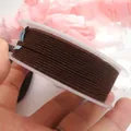 Cordino di cotone intrecciato marrone scuro non elastico per collane fai-da-te e artigianato - 1.2mm / Caffè Scuro(15#)