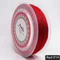1.5 mm Rote geflochtene Maisschnur für DIY-Schmuckherstellung Halskette und Armband - Nr.01 / 2.0mm / Rot