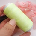0,5 mm limettengrüner flacher Wachsfaden mit Metallglanz für DIY-Schmuckherstellung - Limonengrün 75855