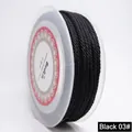 1,5 mm schwarze Mais-Kordel für DIY-Schmuckherstellung und Halsketten - Schwarz 03# - Nr.03 / 2.0mm / Schwarz