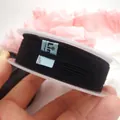 Rocchetto di cordino in cotone intrecciato nero non elastico per gioielli fai-da-te - 1.2mm / Nero (19#)