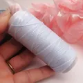 0,5 mm hellblauer flacher Wachsfaden mit Sternenglanz-Finish für DIY-Bastelarbeiten - Raureifblau 75859