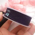 Cordino intrecciato in cotone Mambo viola scuro non elastico per gioielli - 1.2mm / Viola Scuro (20#)