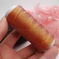 0.5mm farbenfroher gewachster Faden mit Farbverlauf für DIY-Armband-Flechtarbeiten - Rötliches Orange 75866