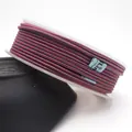 1.8mm pink and grey mixed color braided cord on a transparent spool for DIY jewelry making - Dark Pink And Gray Green Bicolor (01#) / 1.8mmx10m