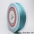 Hochwertiges 1,5 mm blaugrünes Maisschnur-Schmuckseil für DIY-Halsketten und Anhänger - Hellblau