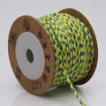 A14# Multi-color braided non-elastic cotton thread for DIY jewelry making and tassels - A14# / Approx. 2.0mm
