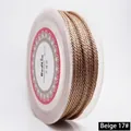 1.5 mm beige geflochtene Schnur für DIY-Schmuckherstellung wie Halsketten und Anhänger - Beige