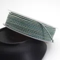 Close-up detail of 1.5mm mixed-color dragon pattern braided cord for DIY jewelry crafts - Standard 1.5mm approx 1.6mm / Lake Cyan and Gray-Green Mix