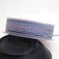 Close-up detail of 1.5mm pink and blue dragon pattern braided cord for DIY jewelry - Standard 1.5mm approx 1.6mm / Pink and Blue Mix (13)