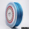 Professionelle 1,5mm himmelblaue geflochtene Maisschnur für DIY-Schmuckhalsketten - Himmelblau