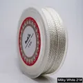 Professionelle 1,5 mm cremeweiße Maisschnur für DIY-Schmuckhalsketten und Anhänger, SKU 21# - Milchweiß