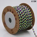 Multicolor 4-strand braided cotton cord thread for DIY jewelry making A18# model - A18# / Approx. 2.0mm