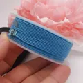 Hochwertige himmelblaue Baumwollschnur 1,5 mm für DIY-Schmuckherstellung und Flechten - Ca. 1,2 mm / Himmelblau (29#)