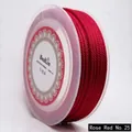 Professionelle 1,5 mm rosenrote geflochtene Kordel für DIY-Schmuckhalsketten, Farbton 25# - Fuchsia