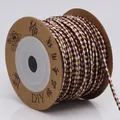 High-quality durable 4-strand braided cotton thread in multi-color for DIY jewelry making - A22# / Approx. 2.0mm