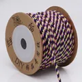 23# Multi-color braided cotton cord for DIY jewelry crafts and tassels - 23# / Approx. 2.0mm