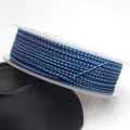 1.5mm bicolor dragon pattern braided cord spool for necklaces and DIY jewelry making - Blue and Red Dragon Cord (18#) / 10 Meters Per Roll