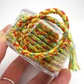 Makroansicht der 3mm bunten Drachenmuster Flechtschnur für DIY handgefertigten Schmuck - Ca. 2,0 mm / 12