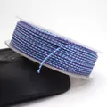 High-quality 1.5mm purple and light blue dragon pattern braided cord for jewelry making - Purple and Blue Dragon Cord (22#) / 10 Meters Per Roll