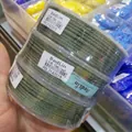 Hochwertige 1,5mm grüne geflochtene Maisschnur für DIY Schmuckherstellung 10m Spule - Bohnengrün
