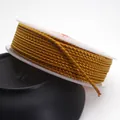 1.5mm golden dragon pattern braided cord spool for DIY jewelry making and bracelets - Standard 1.5mm approx 1.6mm / Dark Brown