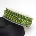 1.5mm yellow and blue dragon pattern braided cord for DIY necklace and bracelet - Yellow and Blue Dragon Cord (87#) / 10 Meters Per Roll