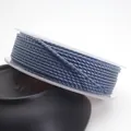 Greyish-blue 1.5mm dragon pattern braided cord for DIY jewelry and bracelet making - Standard 1.5mm approx 1.6mm / Lake Blue