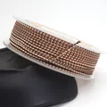 High-quality 1.5mm brown and white dragon pattern braided cord for DIY jewelry and crafts - Dragon Pattern Braided Cord (31#) / 1.5MM (ai-10m/Roll) / Brown and White