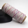 Fil ciré dégradé étoilé de 0,5 mm pour la création de bijoux DIY et projets de tresses créatifs - Multicolore Onirique (C168)