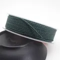 1.5mm dark green dragon pattern braided cord on a spool for DIY jewelry and crafts - Standard 1.5mm approx 1.6mm / Dark Green