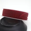 1.5mm deep red braided dragon pattern cord on spool for DIY bracelet and necklace crafting - Standard 1.5mm approx 1.6mm / Burgundy