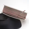 Pink and green 1.5mm dragon pattern braided cord roll for DIY jewelry necklace and bracelet - Pink and Green Encrypted Dragon Cord (55#) / 1.5mm x 10 Meters Per Roll