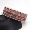 High-quality 1.5mm red and white braided dragon pattern cord for necklace and bracelet making - Red and Beige Dragon Braided Cord (43#) / 1.5mm x 10 Meters Per Roll