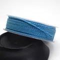 1.5mm blue dragon pattern braided cord for DIY jewelry making and bracelet crafting - Standard 1.5mm approx 1.6mm / Lake Blue