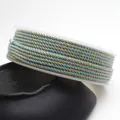 1.5mm mixed blue and gold metallic cotton cord for DIY jewelry making - Approximately 0.8mm / Blue Brown Gold Mix(19#)