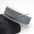 1.5mm brown and teal dragon pattern braided cord for jewelry making - Brown and Blue Dragon Cord (80#) / 1.5mm (10 Meters Per Roll)