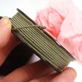 Premium green and gold braided Manbo cord for DIY jewelry making and crafts, 1.5mm thickness - Approx. 1.5MM / Bean Green