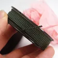 Premium black and gold metallic Mambo thread for DIY bracelet and necklace weaving - Approx. 1.5MM / Dark Green