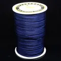 Cordon en soie coréenne tressé bleu foncé n°6 pour la fabrication de bijoux DIY - N° 5 (Environ 2,5 mm) / Bleu Foncé
