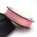 Premium 0.85mm iridescent pink braided cord spool for DIY jewelry and bracelet making - Approximately 0.8mm / Light Pink