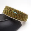 1.5mm to 2.0mm mixed color cotton cord with gold metallic thread for DIY jewelry making - Approximately 0.8mm / Green Brown Gold Mix (29)