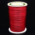 Cordon de soie coréenne rouge n° 6 pour le tressage de bijoux et les nœuds chinois - N° 5 (Environ 2,5 mm) / Bordeaux