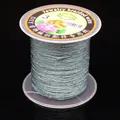 High quality metallic teal green 3-ply braided wire for DIY jewelry and tassel making - 3 Strands (0.2mm/150m) / Sky Blue