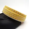 Hand-twisted cotton rope with gold silk for DIY jewelry making in yellow and white mix - Approximately 0.8mm / Yellow White Gold Mix (30)