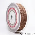 High-quality 4mm apricot Milan cord on a spool for DIY jewelry and necklace crafting - 2.0mm / Apricot 15#