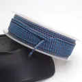 1.5mm blue and brown dragon pattern braided cord for DIY jewelry making projects - Blue and Brown Dragon Cord (39#) / 1.5mm (10 Meters/Roll)