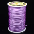 Bobine de fil de soie coréen violet de haute qualité pour le tressage de bijoux et de pendentifs - N° 5 (Environ 2,5 mm) / Violet