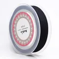 High-quality 4mm black Milan thread cord spool for DIY necklace and bracelet jewelry making - 2.0mm / Black 19#
